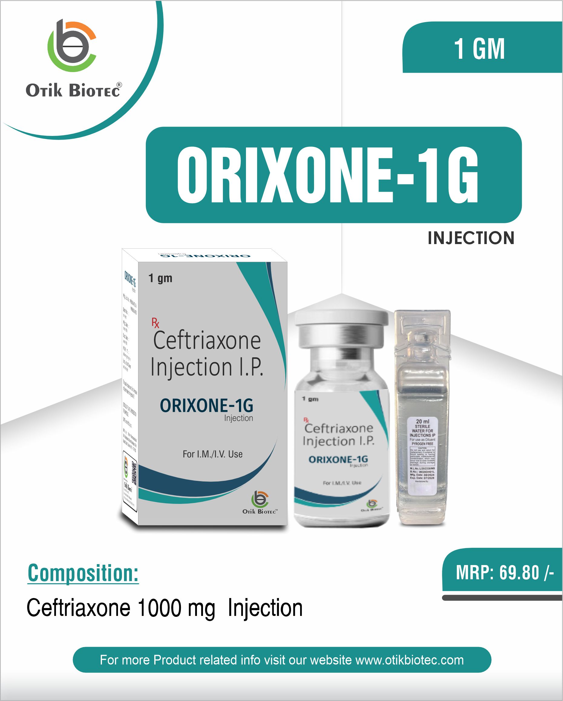 ORIXONE-1gm Injection